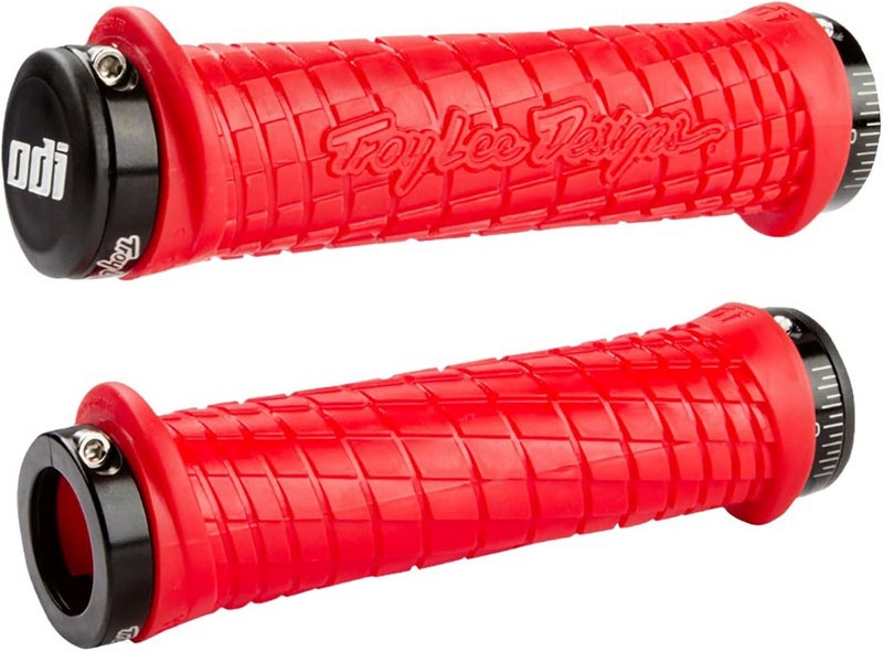 TLD Troy Lee Designs ODI Lock-On Grips for BMX and Mountain Bikes - Color 2, 130 mm - Image 2